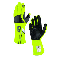 Gants de Mécanicien OMP Pro Mech-S Jaunes Fluo